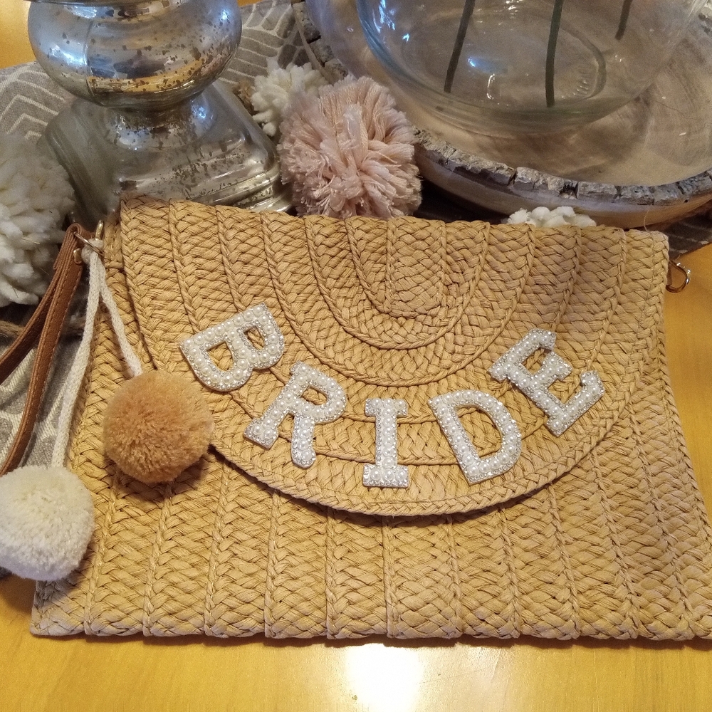 Stunning BRIDE Canvass Purse